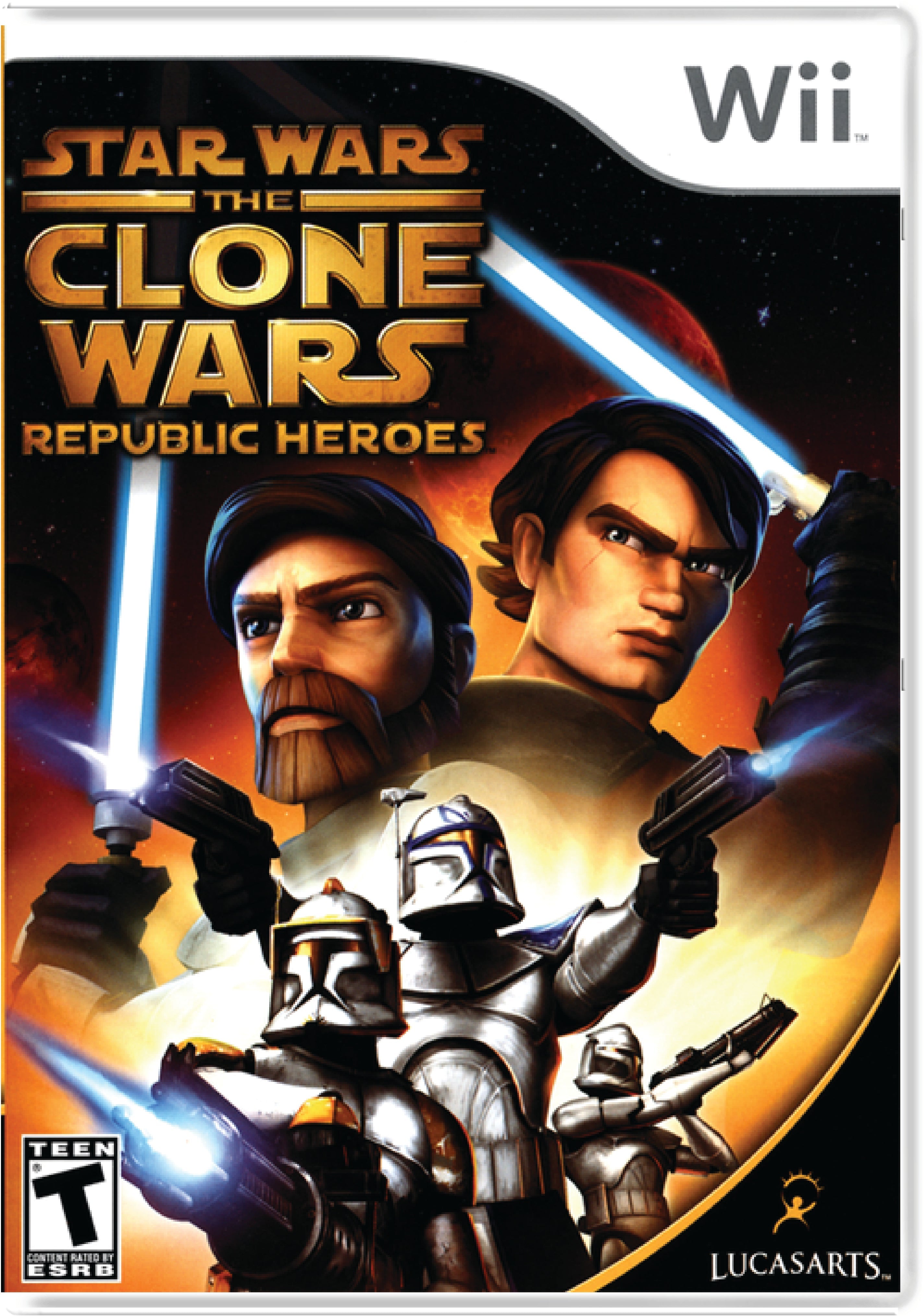 Star Wars Clone Wars Republic Heroes Cover Art