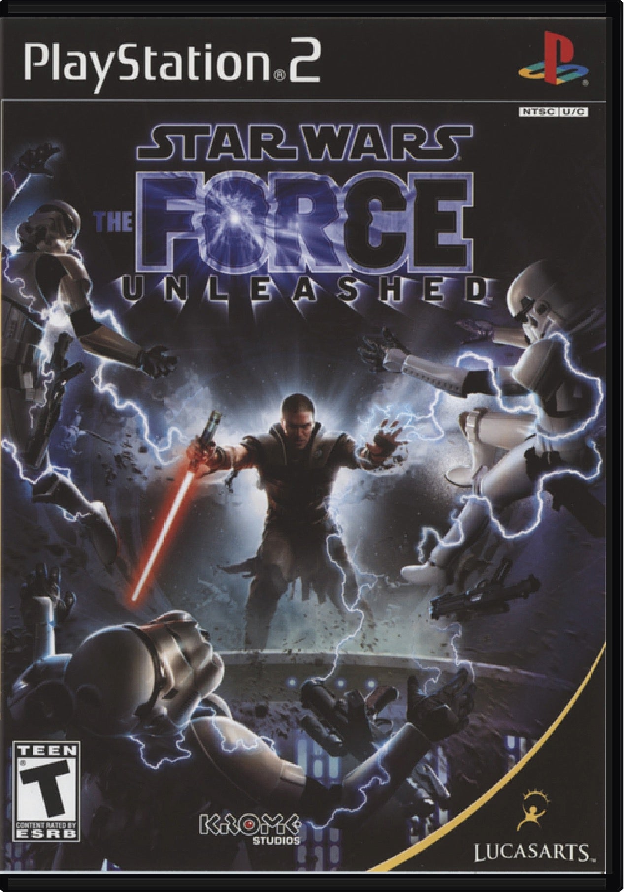 Star Wars The Force Unleashed Cover Art and Product Photo