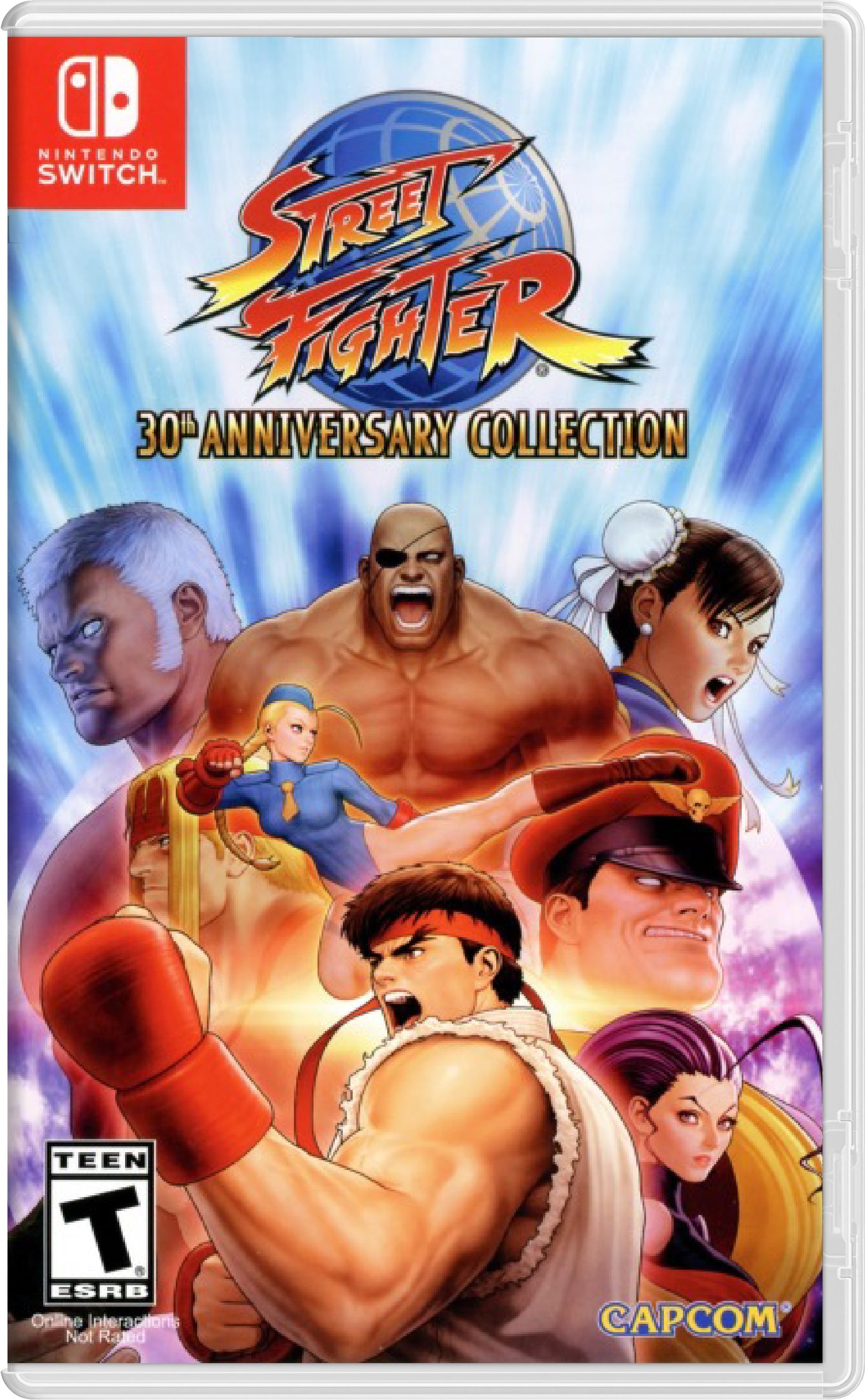 Street Fighter 30th Anniversary Collection Cover Art