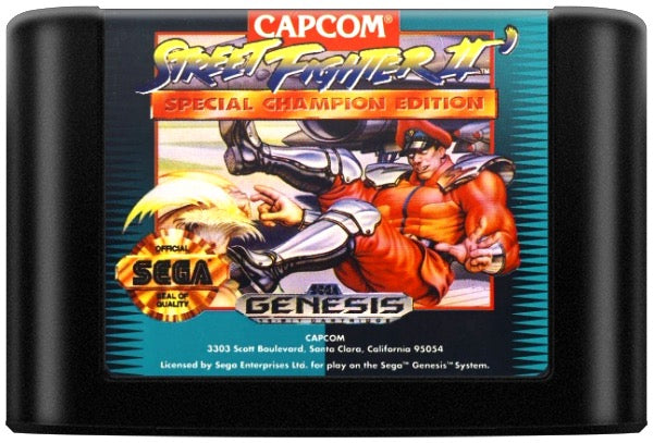 Street Fighter II Special Champion Edition Cartridge
