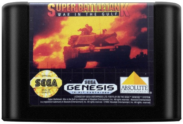Super Battletank War in the Gulf Cartridge