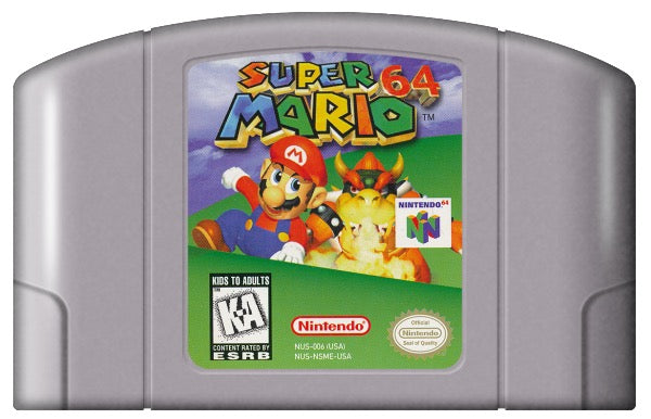Super Mario 64 Cover Art and Product Photo