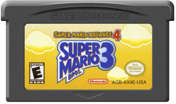 Super Mario Advance 4 Super Mario Bros. 3 Cartridge