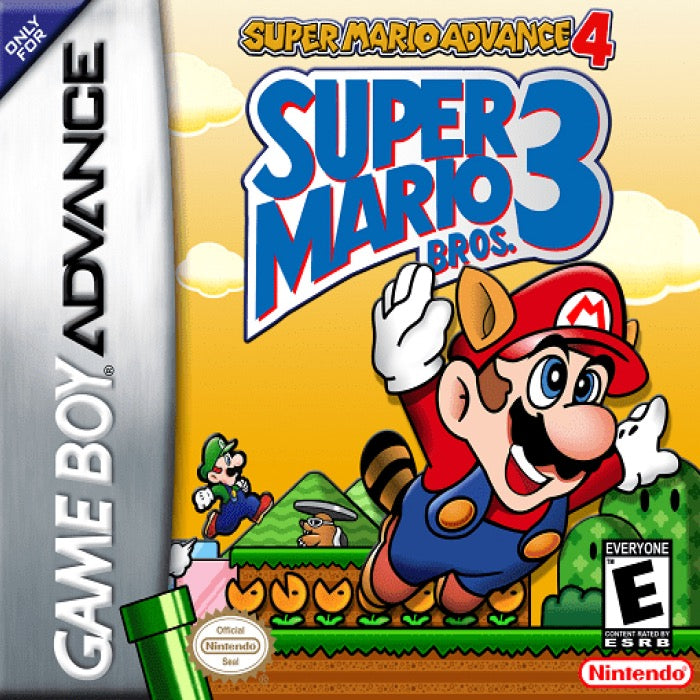 Super Mario Advance 4 Super Mario Bros. 3 Cover Art