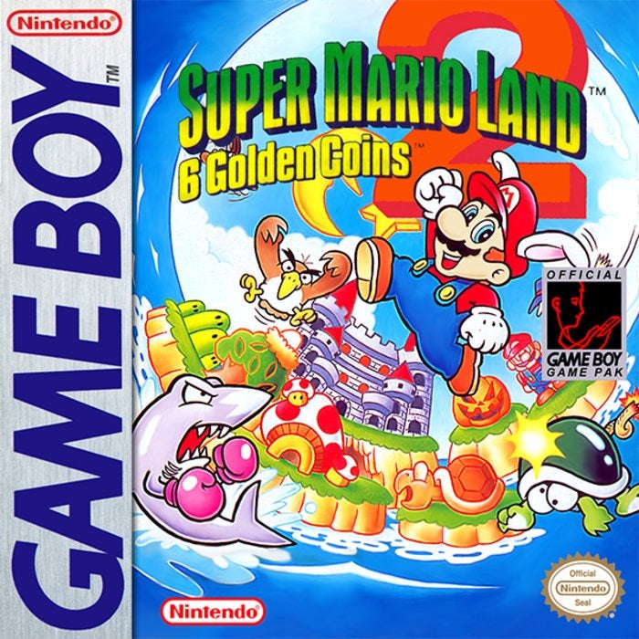 Super Mario Land 2 Cover Art