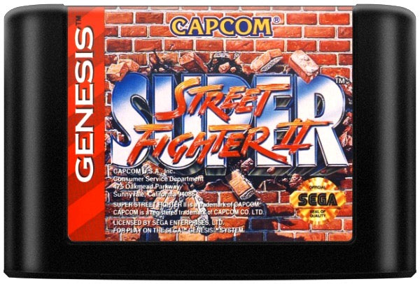 Super Street Fighter II Cartridge