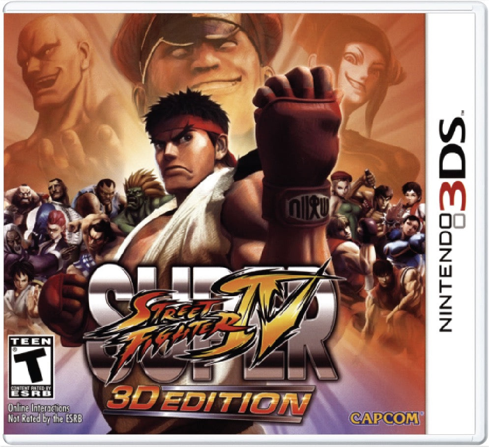 Super Street Fighter IV 3D Edition Cover Art