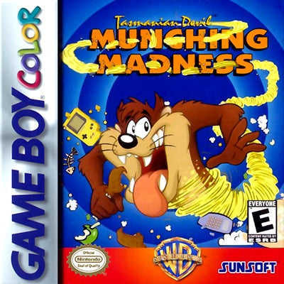 Tazmanian Devil Munching Madness Cover Art