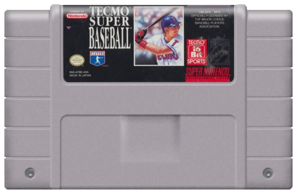 Tecmo Super Baseball Cartridge