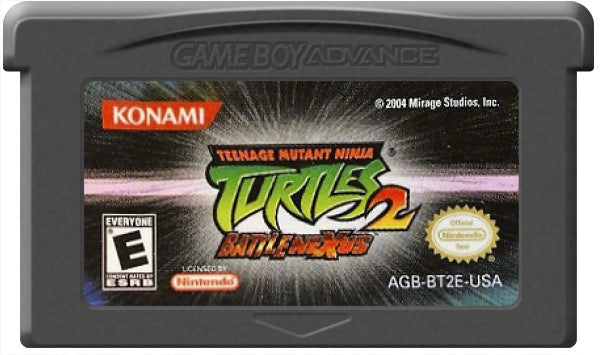 Teenage Mutant Ninja Turtles 2 Battle Nexus Cartridge