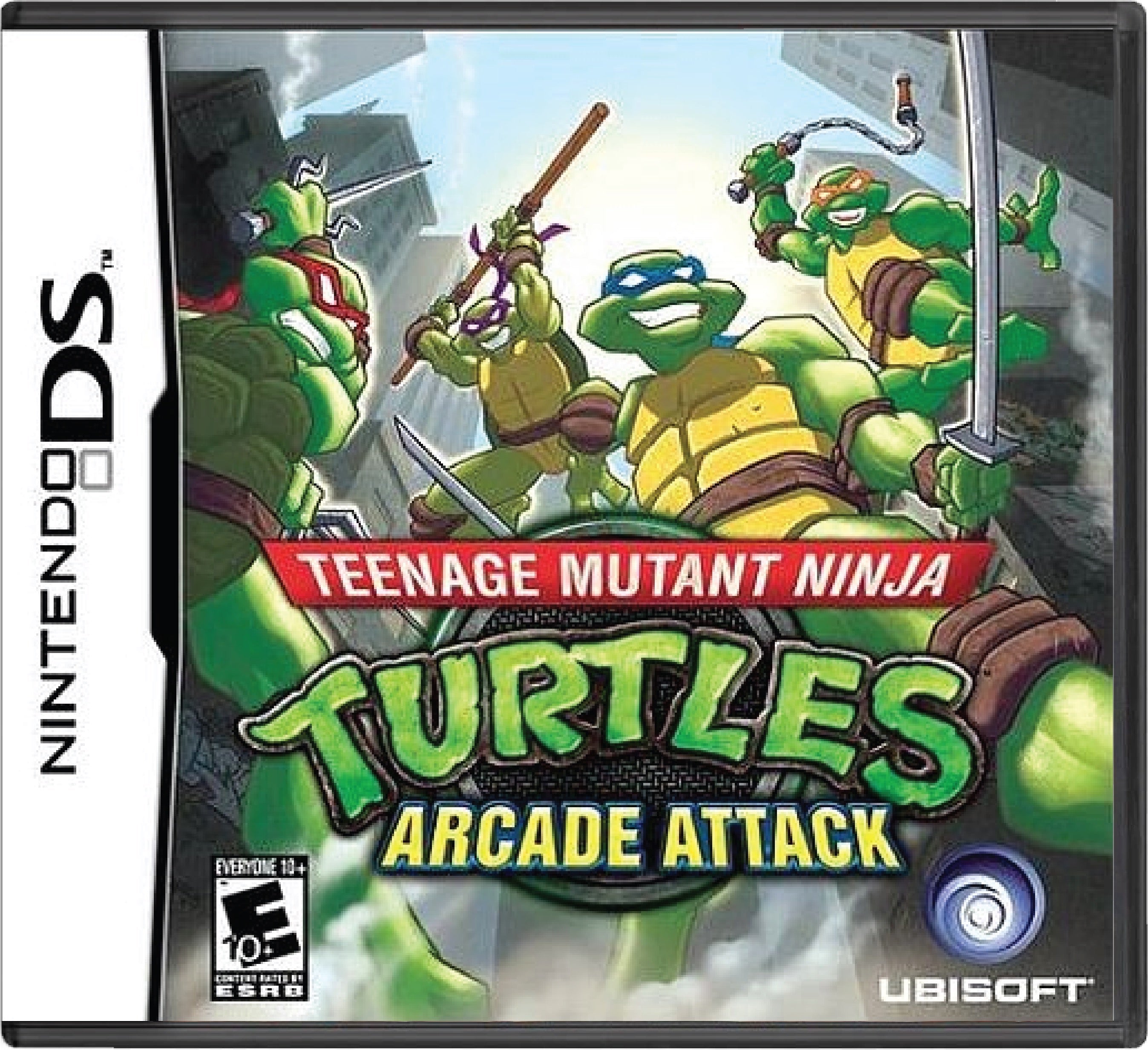 Teenage Mutant Ninja Turtles Arcade Attack Cover Art