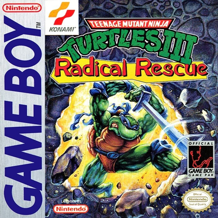 Teenage Mutant Ninja Turtles III Radical Rescue Cover Art