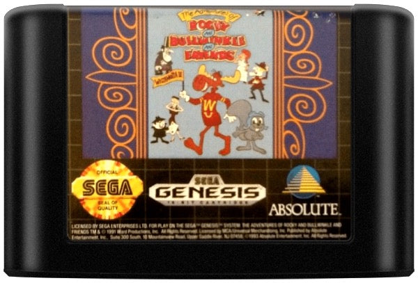 The Adventures of Rocky and Bullwinkle and Friends Cartridge