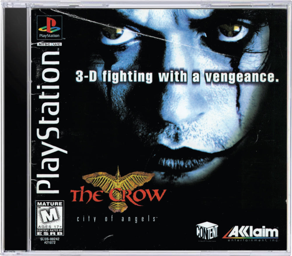 Crow Ps The Crow City of Angels for Sony PlayStation 1 (PS1) | TVGC