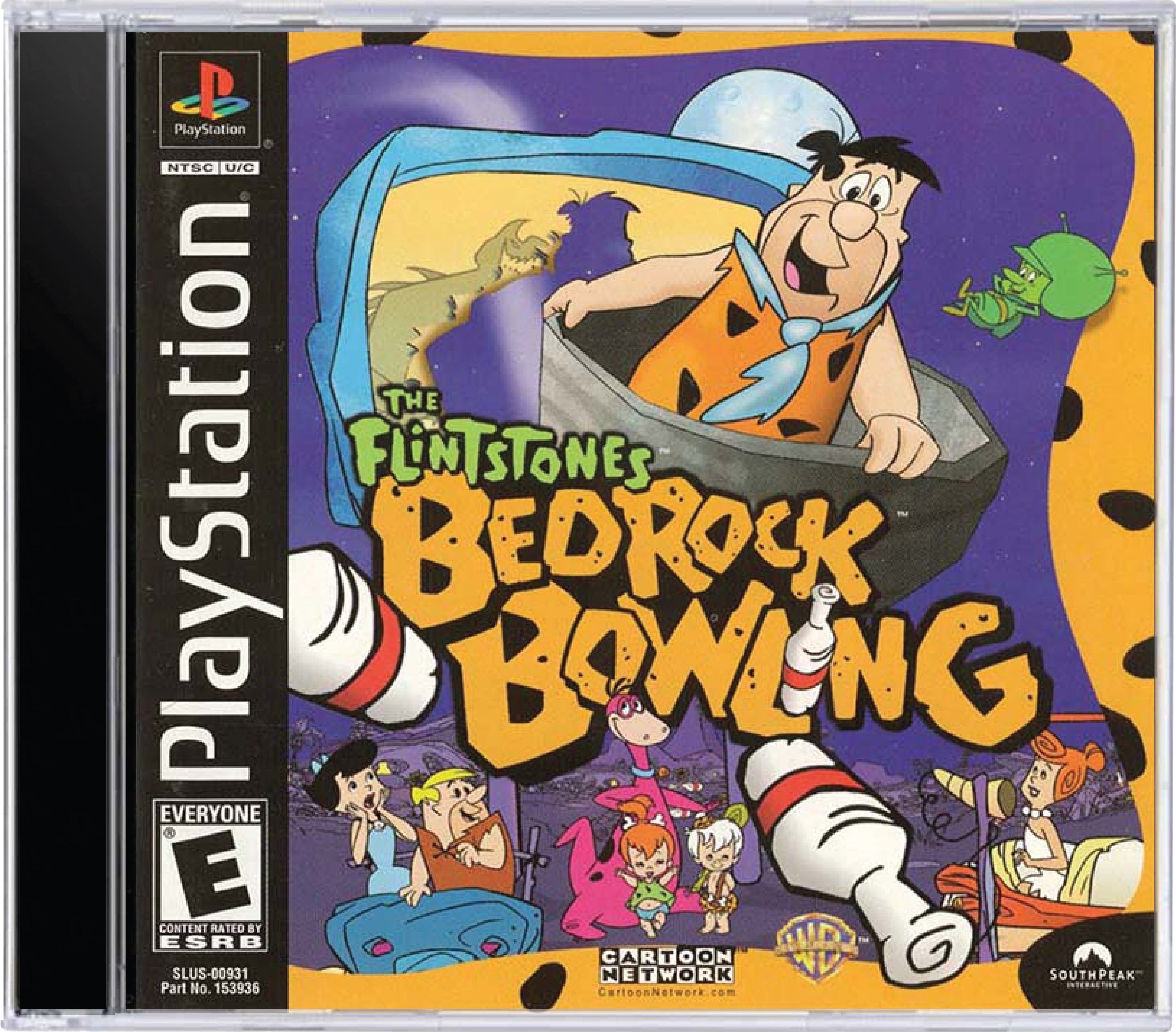 The Flintstones Bedrock Bowling Cover Art and Product Photo