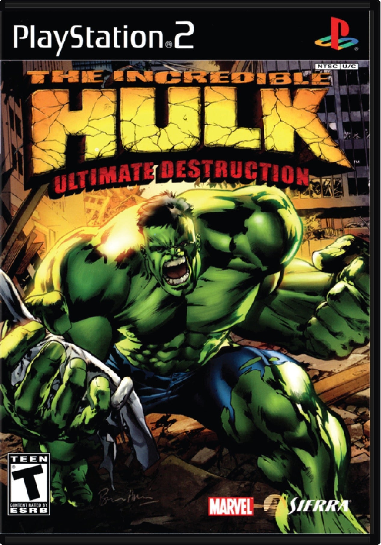 The Incredible Hulk Ultimate Destruction Cover Art and Product Photo