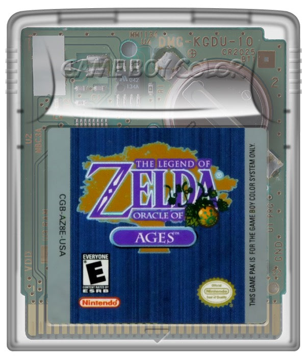 The Legend of Zelda Oracle of Ages Cartridge