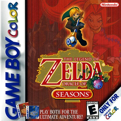The Legend of Zelda Oracle of Seasons Cover Art
