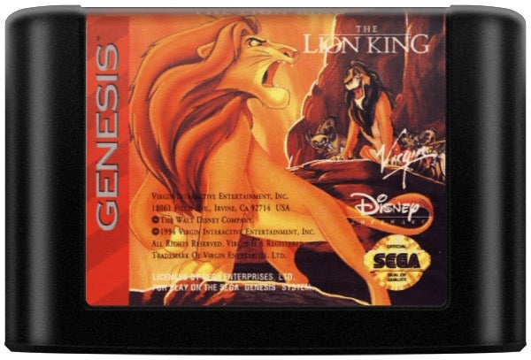The Lion King Cartridge