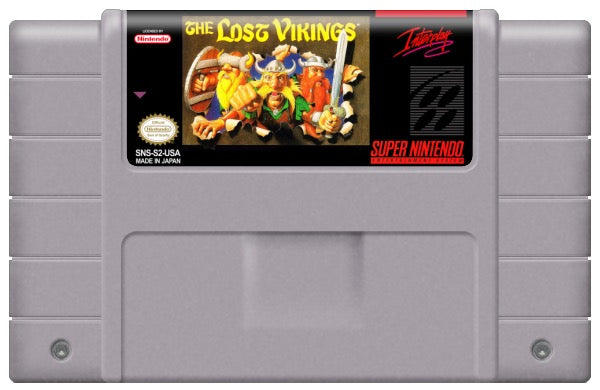 The Lost Vikings Cartridge