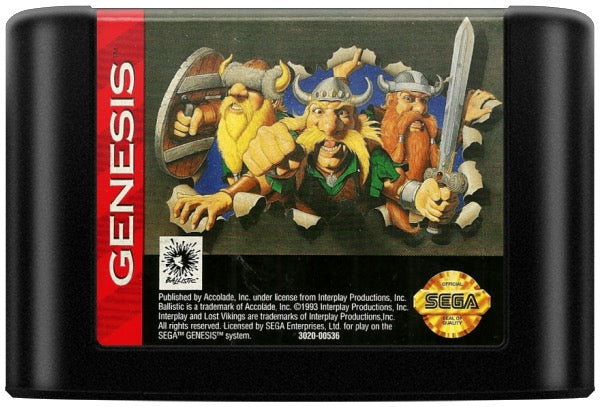 The Lost Vikings Cartridge