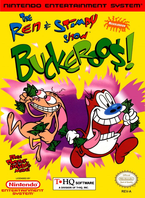 The Ren and Stimpy Show Buckeroos - Nintendo NES