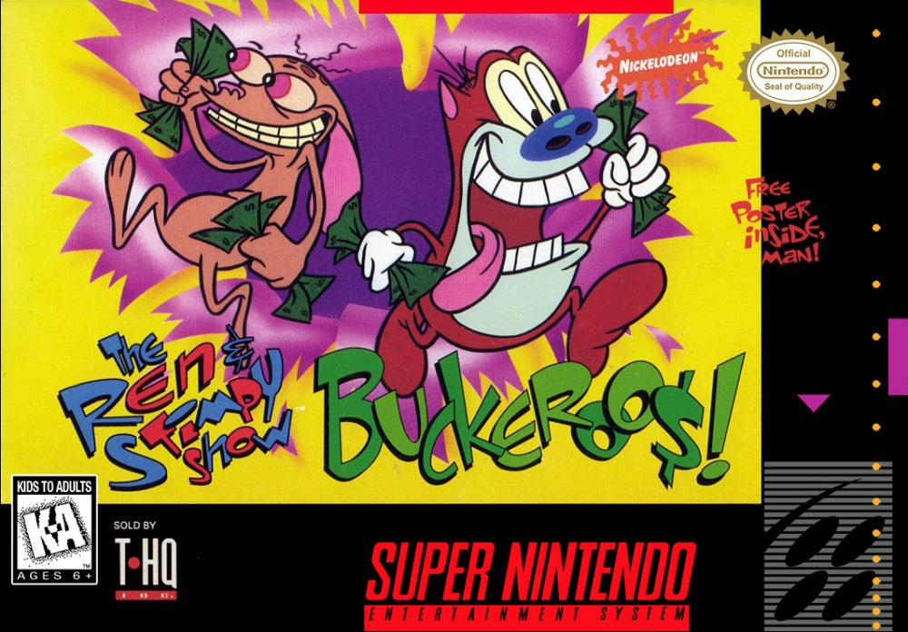 The Ren and Stimpy Show Buckeroos Cover Art