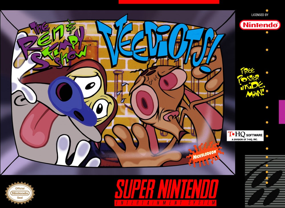 The Ren and Stimpy Show Veediots Cover Art