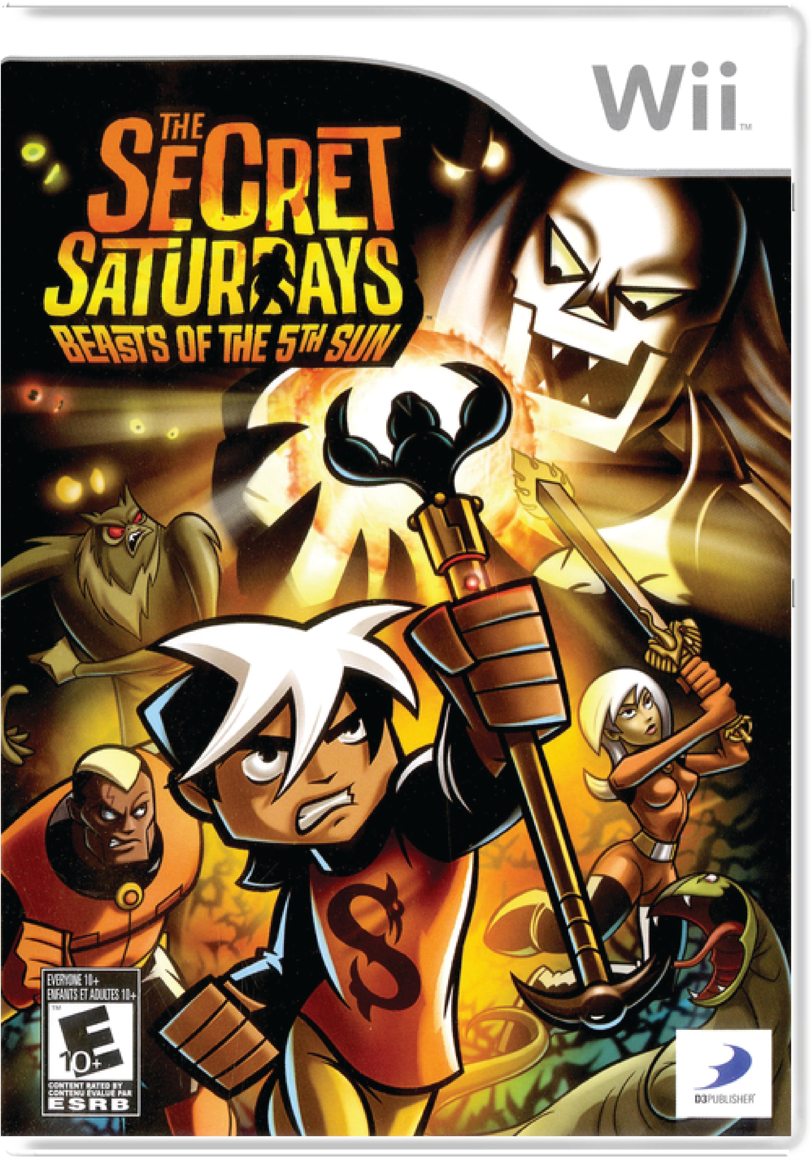 The Secret Saturdays Beasts of The 5th Sun Cover Art