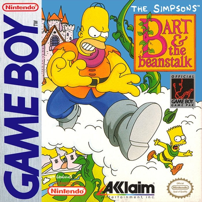 The Simpsons Bart and the Beanstalk Cover Art