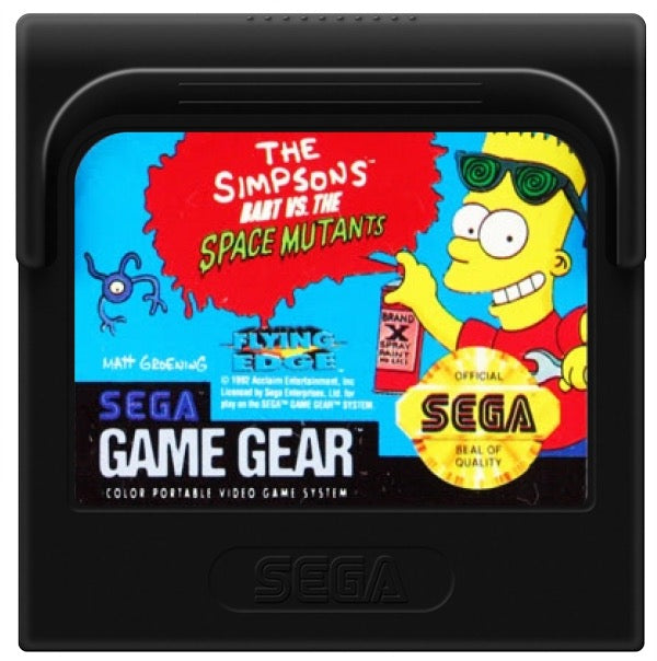 The Simpsons Bart vs the Space Mutants Cartridge