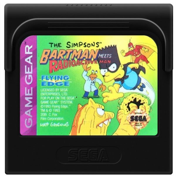 The Simpsons Bartman Meets Radioactive Man Cartridge