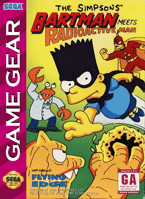 The Simpsons Bartman Meets Radioactive Man Cover Art