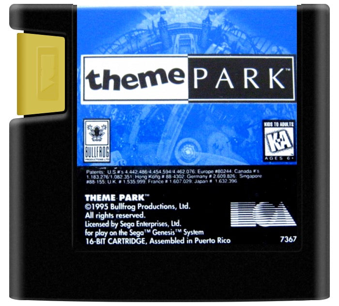 Theme Park Cartridge