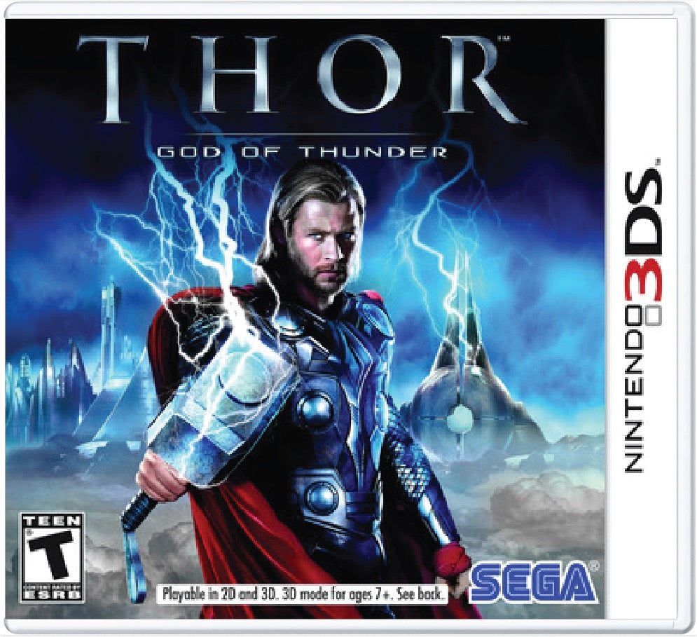 Thor God of Thunder for Nintendo 3DS | TVGC, image size:995x909