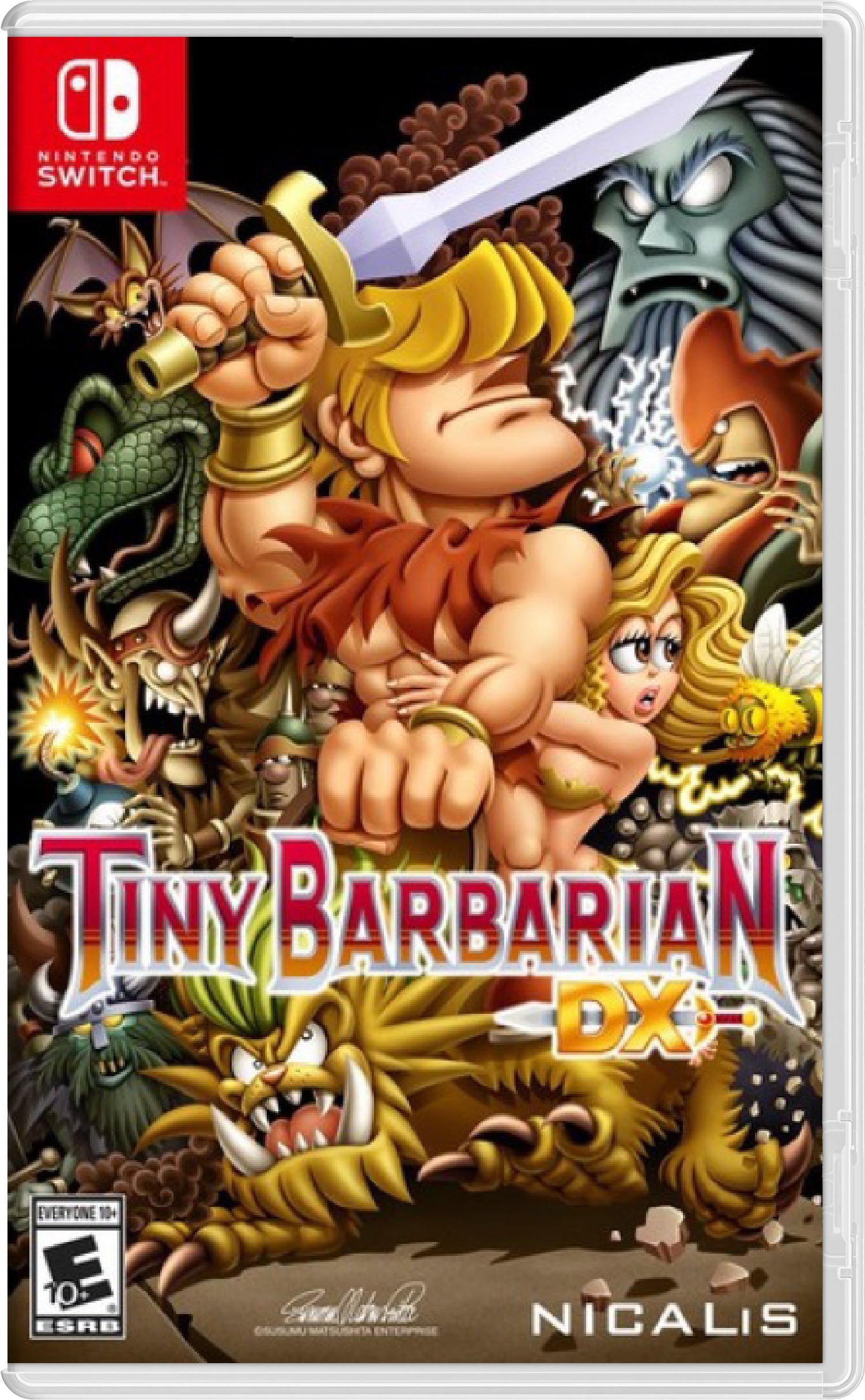 Tiny Barbarian DX Cover Art