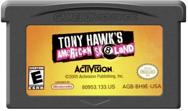 Tony Hawk American Skateland Cartridge