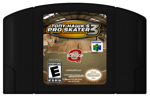 Tony Hawk Pro Skater 3 Cover Art and Product Photo