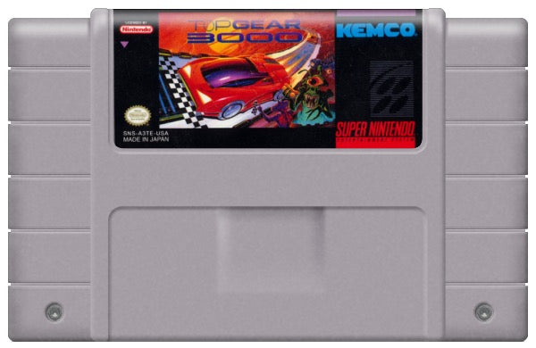 snes top gear Top Gear 3000 for Nintendo SNES