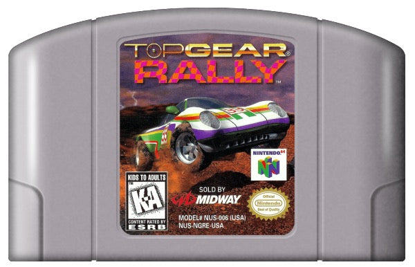 Top Gear Rally Cover Art and Product Photo