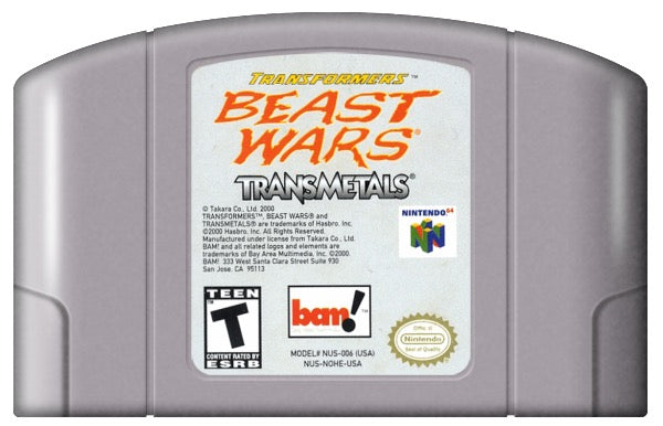 Transformers Beast Wars Transmetals Cover Art and Product Photo