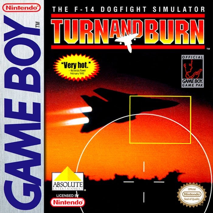 Turn And Burn The F-14 Dogfight Simulator Cover Art