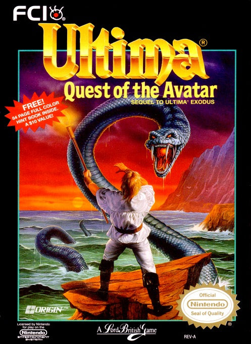 Ultima Quest of the Avatar - Nintendo NES