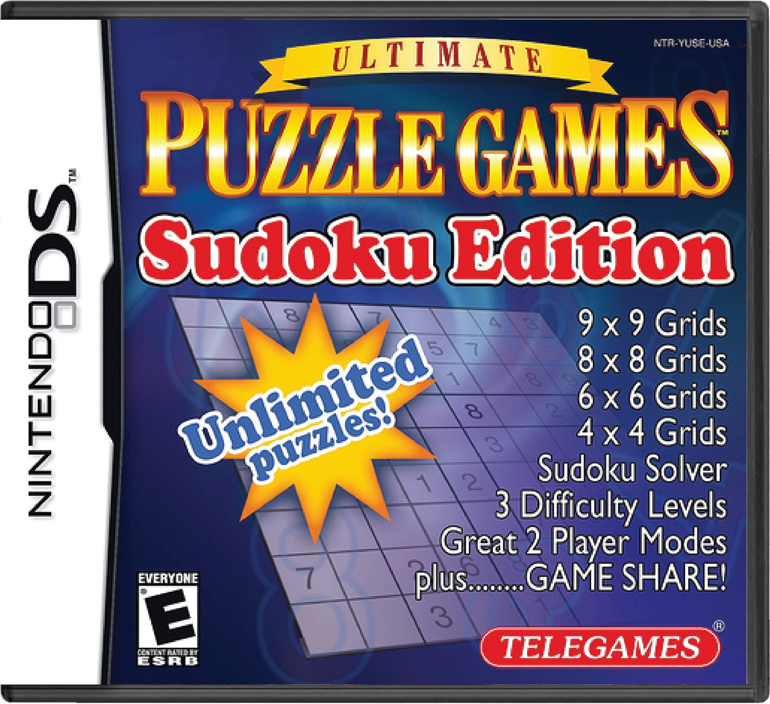 Ultimate Puzzle Games Sudoku Edition Cover Art