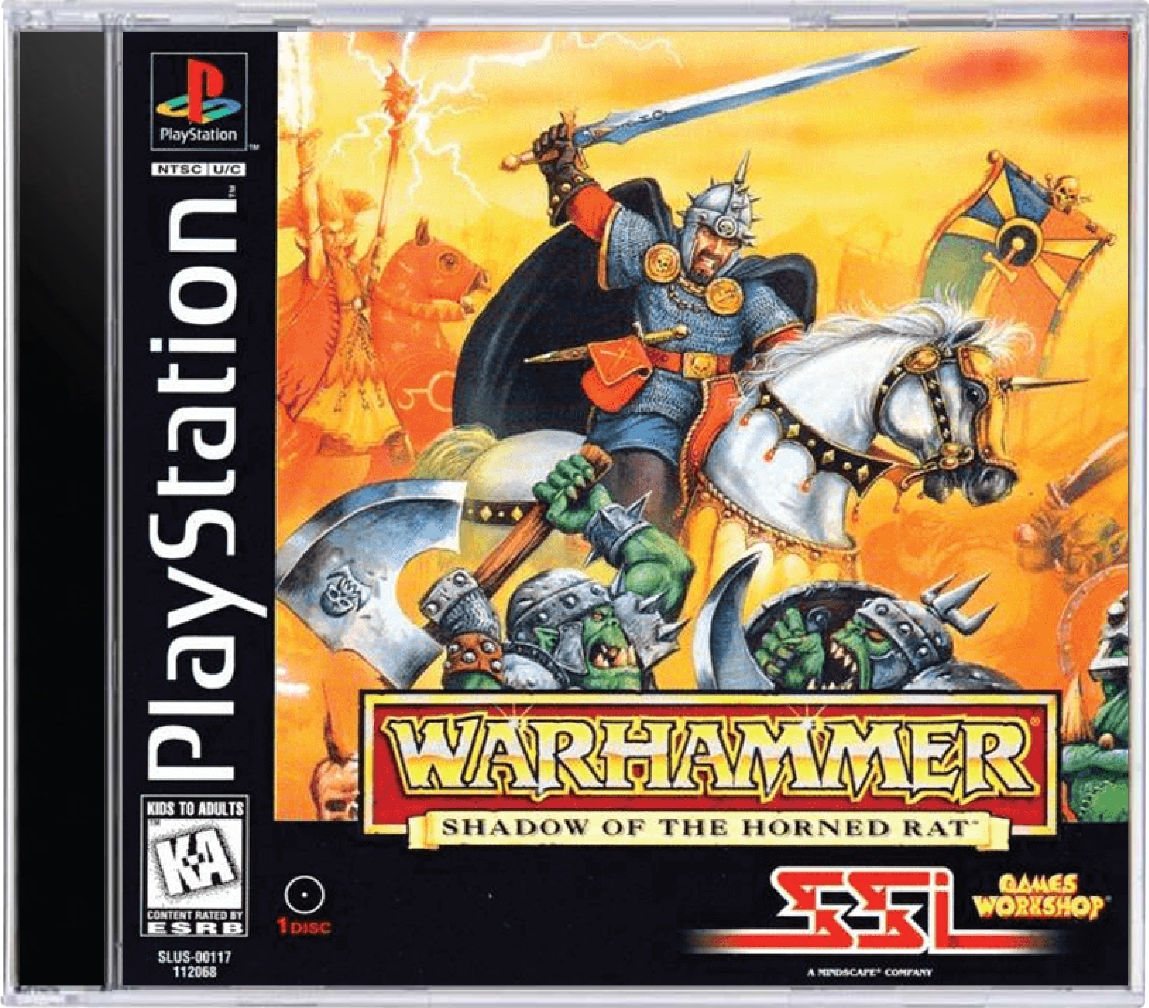 transaktion handle Hates Warhammer Shadow of the Horned Rat for Sony PlayStation 1 (PS1) | TVGC