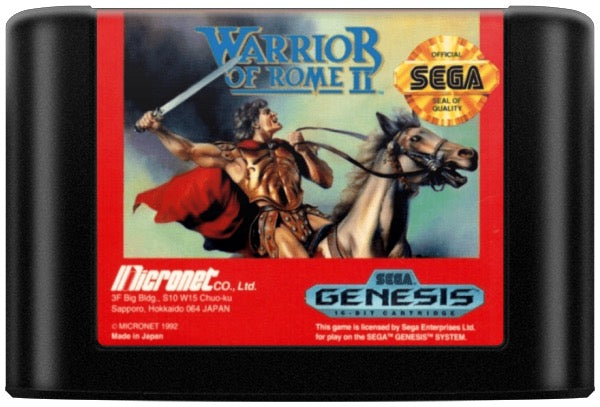 Warrior of Rome II Cartridge