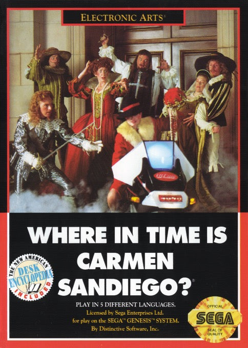 Where in Time is Carmen Sandiego Cover Art