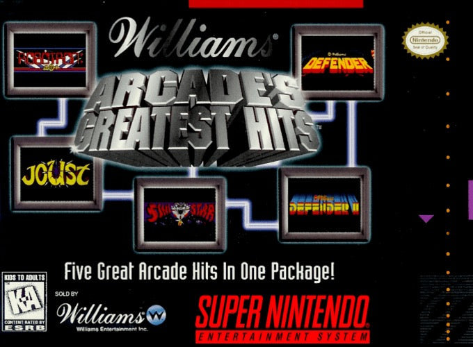 Williams Arcade's Greatest Hits Cover Art