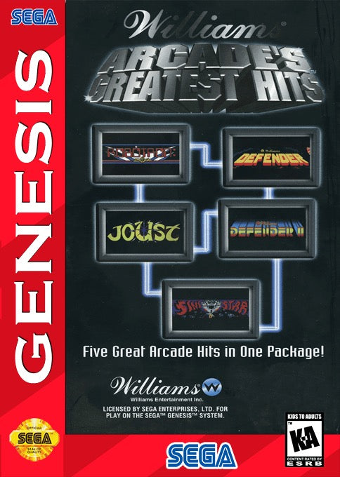 Williams Arcade's Greatest Hits Cover Art
