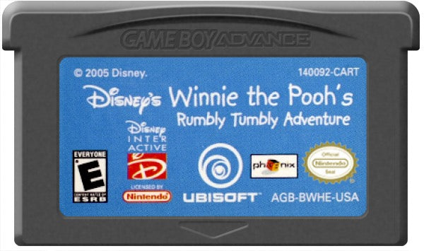 Winnie the Pooh Rumbly Tumbly Adventure Cartridge